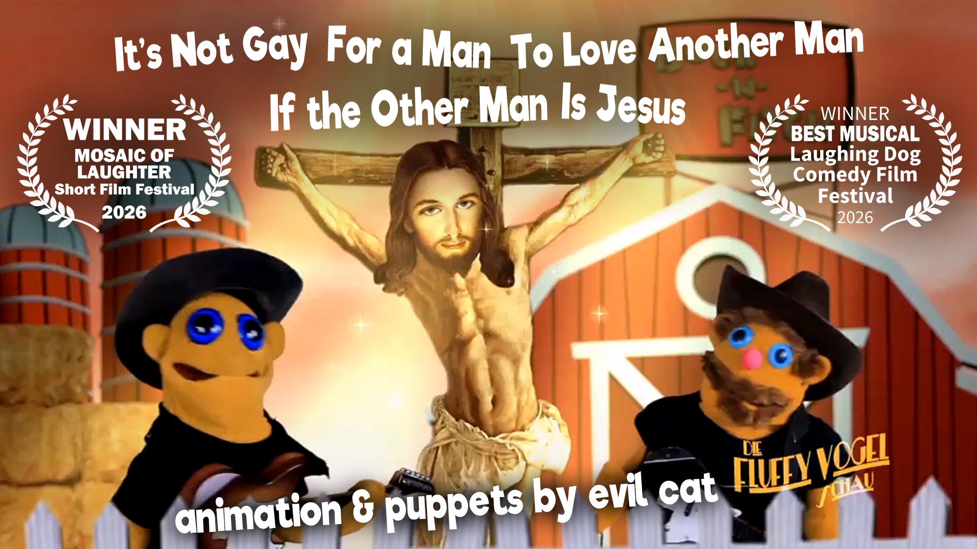 It's Not Gay for a Man to Love Another Man if the Other Man is Jesus